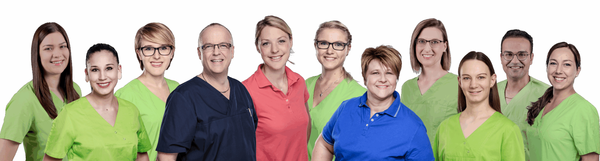 Gruppenbild Zahnarzt Mergner